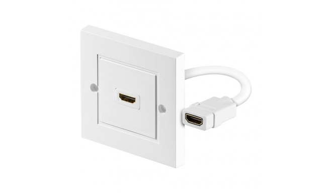Goobay HDMI kullatud seinapesa