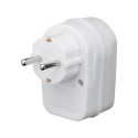 Goobay Surge-Protected Socket Adapter