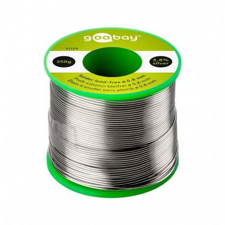 Goobay Professional Solder Lead-Free, ø 0.8 mm, 250 g