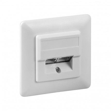 Goobay CAT 5e seinapaneel pinnapealne paigaldus valge