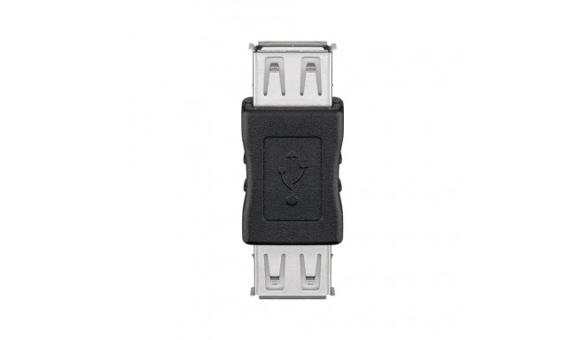 Goobay USB-A Adapter, Coupler, black