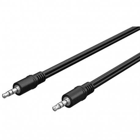 Goobay AUX audio ühenduskaabel, 3.5 mm stereo, lame kaabel 1.5 m