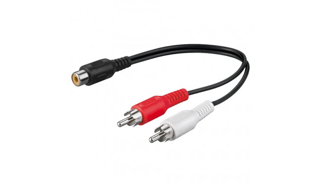 Goobay Audio Y Cable Adapter 0.2 m