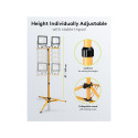 Goobay LED Work Light with Telescopic Tripod, 2x 50 W