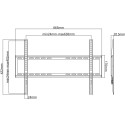 Goobay TV wall mount Basic FIXED (L)