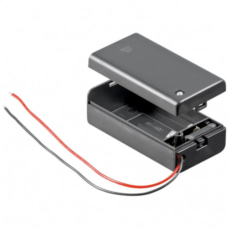 Goobay 1x 9 V Block Battery Holder