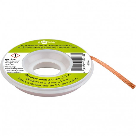 Goobay eemaldustraat, 2 mm lai, 1.5 m
