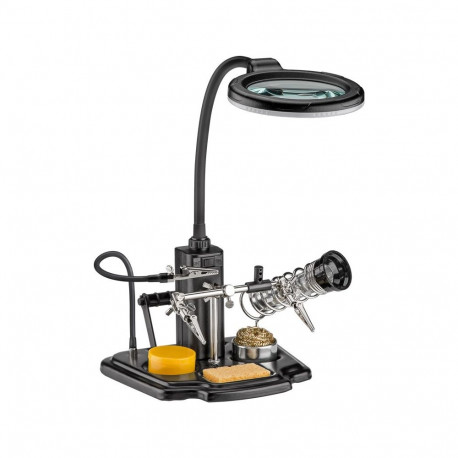 Goobay jootmise abivahend LED-valgustiga ja painduva kaelaga krokodillklambriga