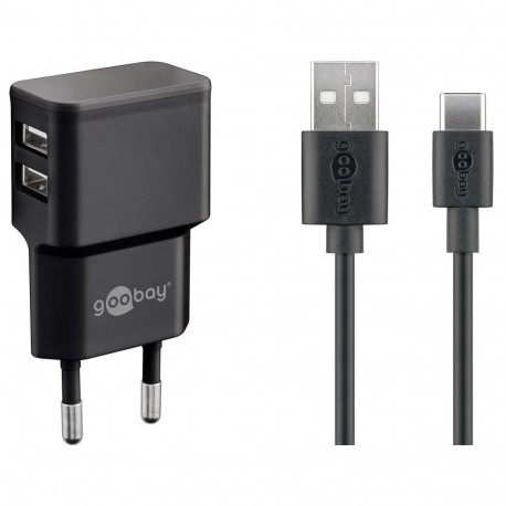 Goobay 12 W USB-C laadijakomplekt