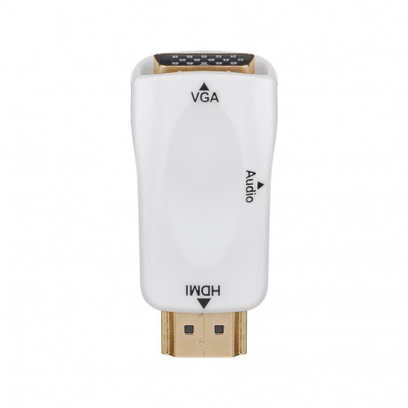 Goobay Compact HDMI/VGA-Adapter Incl. Audio