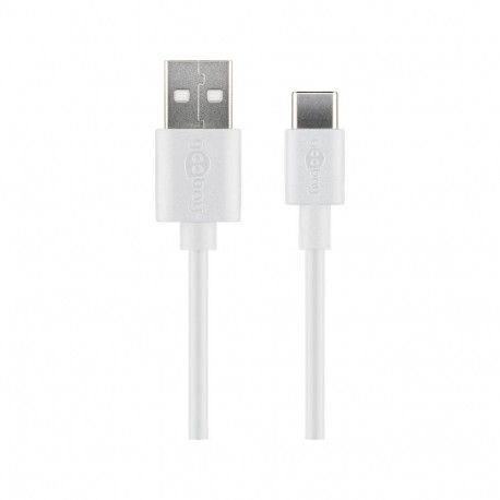 Goobay USB-C™ laadimis- ja sünkroonimiskaabel (USB-A > USB-C™) 0.1 m