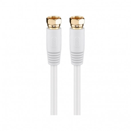Goobay SAT Antenna Cable (80 dB), Double Shielded 1.5 m