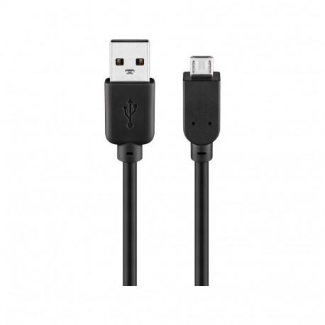 Goobay USB-A–Micro-B kaabel, 1,8 m, must