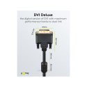 Goobay DVI-D Full HD kaabel Dual Link, kullatud 3 m