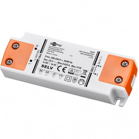 Goobay LED trafopinge 24 V (DC) (DC), 15 W