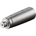 Goobay XLR adapter, RCA emane XLR isane