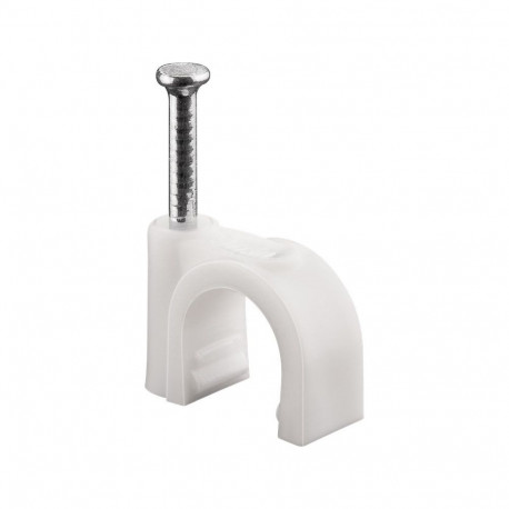 Goobay Cable Clip 9 mm, white 9 mm