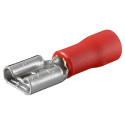 Goobay Female Tab Terminal, red red