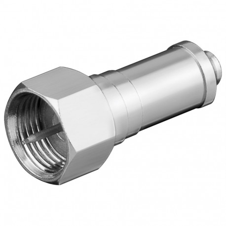 Goobay F-tüüpi lõputakisti, 75 Ohm DC-blokeeringuga (10 tk)