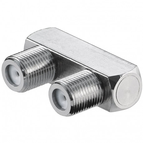 Goobay U-kujuline F-konnektor, F-pesa > F-pesa (10 tk)