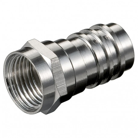 Goobay Crimp F Connector 7.0 mm (10 tk)