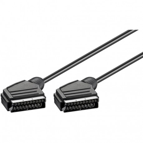 Goobay Scart Connection Cable, nickel-plated, ø  mm 0.6 m