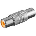 Goobay RCA adapter, emane-emane, metallversioon