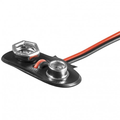 Goobay 1x 9 V plokkpatarei klemm (10 tk)