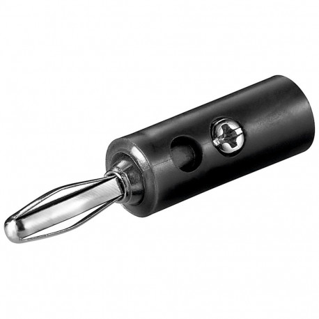 Goobay Banana Plug black (10 tk)