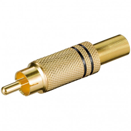 Goobay RCA must pistik (10 tk)