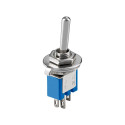 Goobay Toggle Switch Subminiature, 1x UM, 3 Pins, Blue Housing