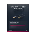 Clicktronic ultraõhuke suure kiirusega HDMI™ kaabel Ethernetiga 0,5 m