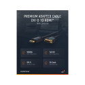 Clicktronic DVI–HDMI adapterkaabel 7,5 m