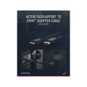 Clicktronic Active DisplayPort™–HDMI™ adapterkaabel 2 m