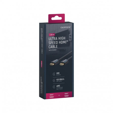 Clicktronic ülikiire HDMI-kaabel 2 m