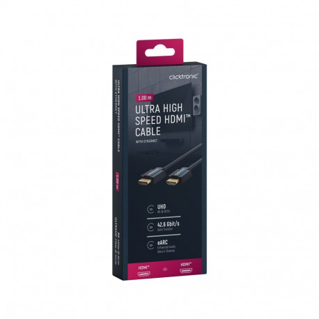 Clicktronic ülikiire HDMI-kaabel 1 m