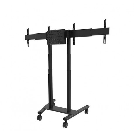 ADM-875BL2 dual screen adapter for FL55-875BL1 and WL55-875BL1 - Black 42-65cali 100x100-800x400