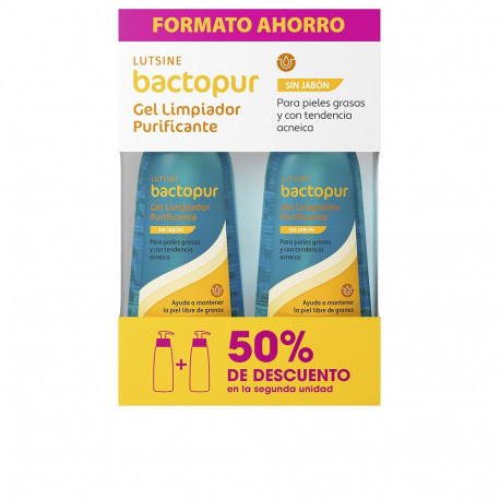 LUTSINE E45 BACTOPUR gel limpiador purificante pack 2 x 200 ml