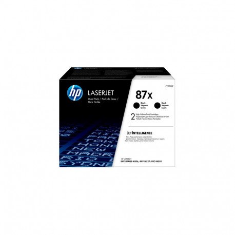 HP 87X Original LaserJet Toner Cartridges Black High Yield (2-pack)