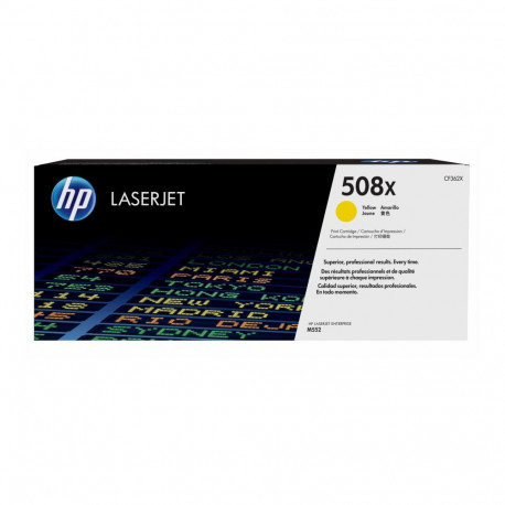 HP 508X Tonercartridge yellow 9.500 pages standard capacity