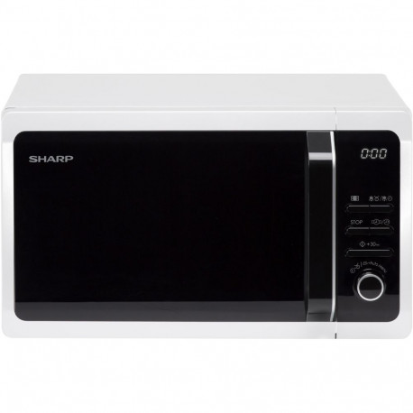SHARP mikrolaineahi R243W 20l 800W, valge