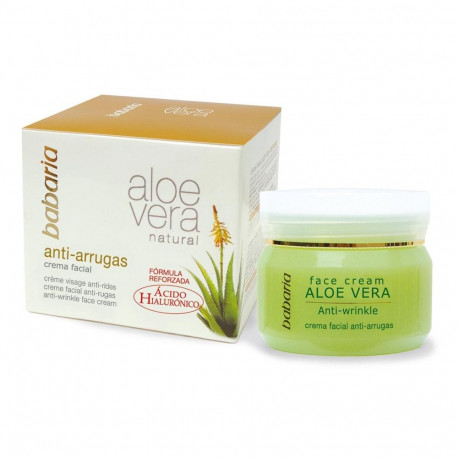 BABARIA NATURAL CREMA FACIAL ANTI-ARRUGAS ALOE 50ML