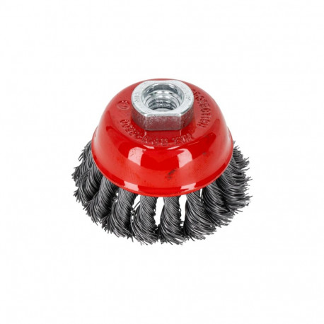 Szczotka doczołowa z drutu stal. skr. fi= 80mm, m14 proline