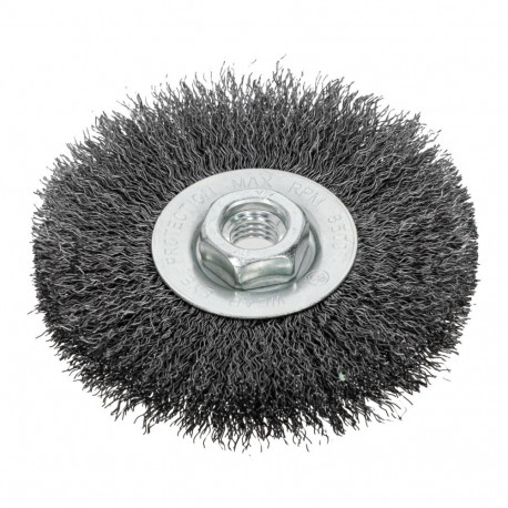 Szczotka tarczowa z drutu stal.falist. fi=115mm, m14 proline