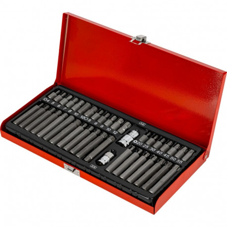 t20-t55, m5-m12, hex 4-12 otsikute komplekt, 40 tk, s2 proline