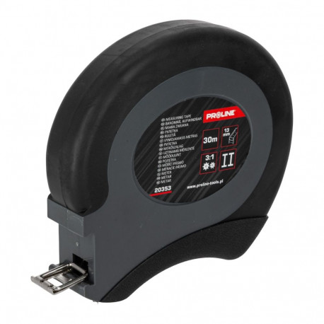 Miara 30m*13mm taśma stalowa pokr.nyl.obud.zamkn. proline,ce