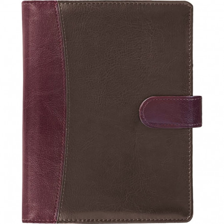 Book calendar Boss Day A5, spiral binding, LUX cover (BROWN) 00041/40034