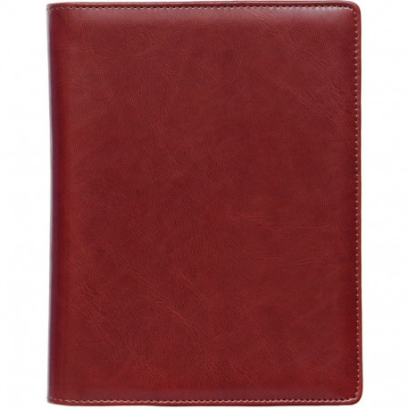 Book calendar Boss A5, horizontal division, spiral binding Comfort cover (BROWN) 00050/41100