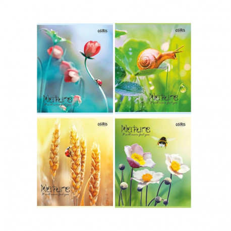 Folder in staple binding A5 Nature square 48 pages