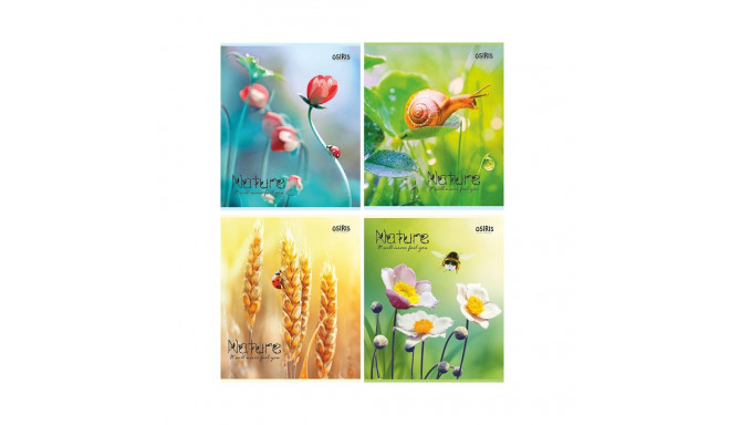 Folder in staple binding A5 Nature square 48 pages